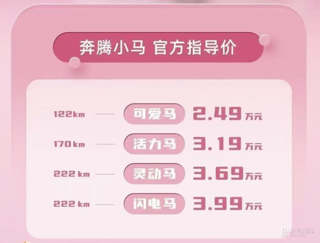 续航版上市 纯电续航222km 支持快充j9九游会登录售369万起 奔腾小马长(图10)